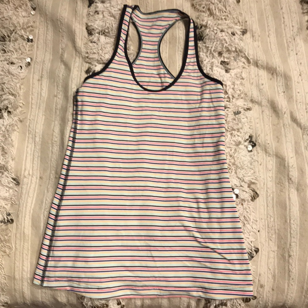 Lululemon cool racer back - sea wheeze edition.
